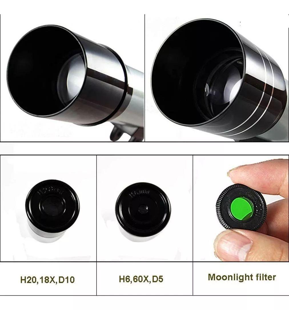 Telescopio Astronómico Profesional Filtro Solar F36050 Color Gris-2