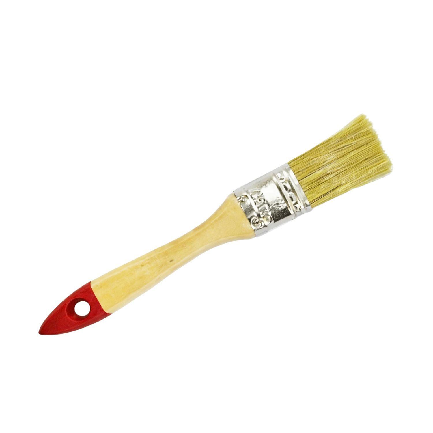 Brocha Mango Madera 1 Pulgada Para Pintar Casas Construcción-0