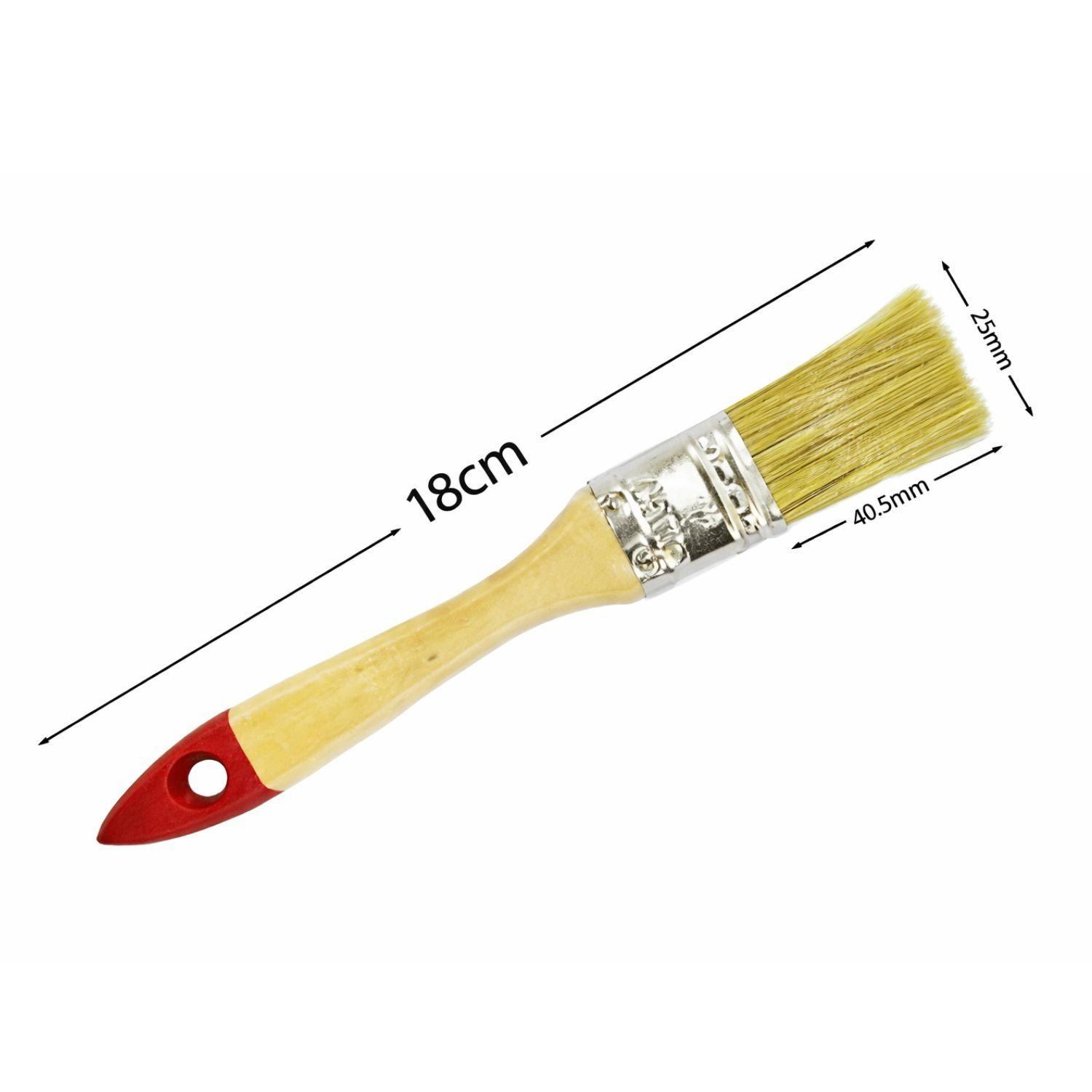 Brocha Mango Madera 1 Pulgada Para Pintar Casas Construcción-1