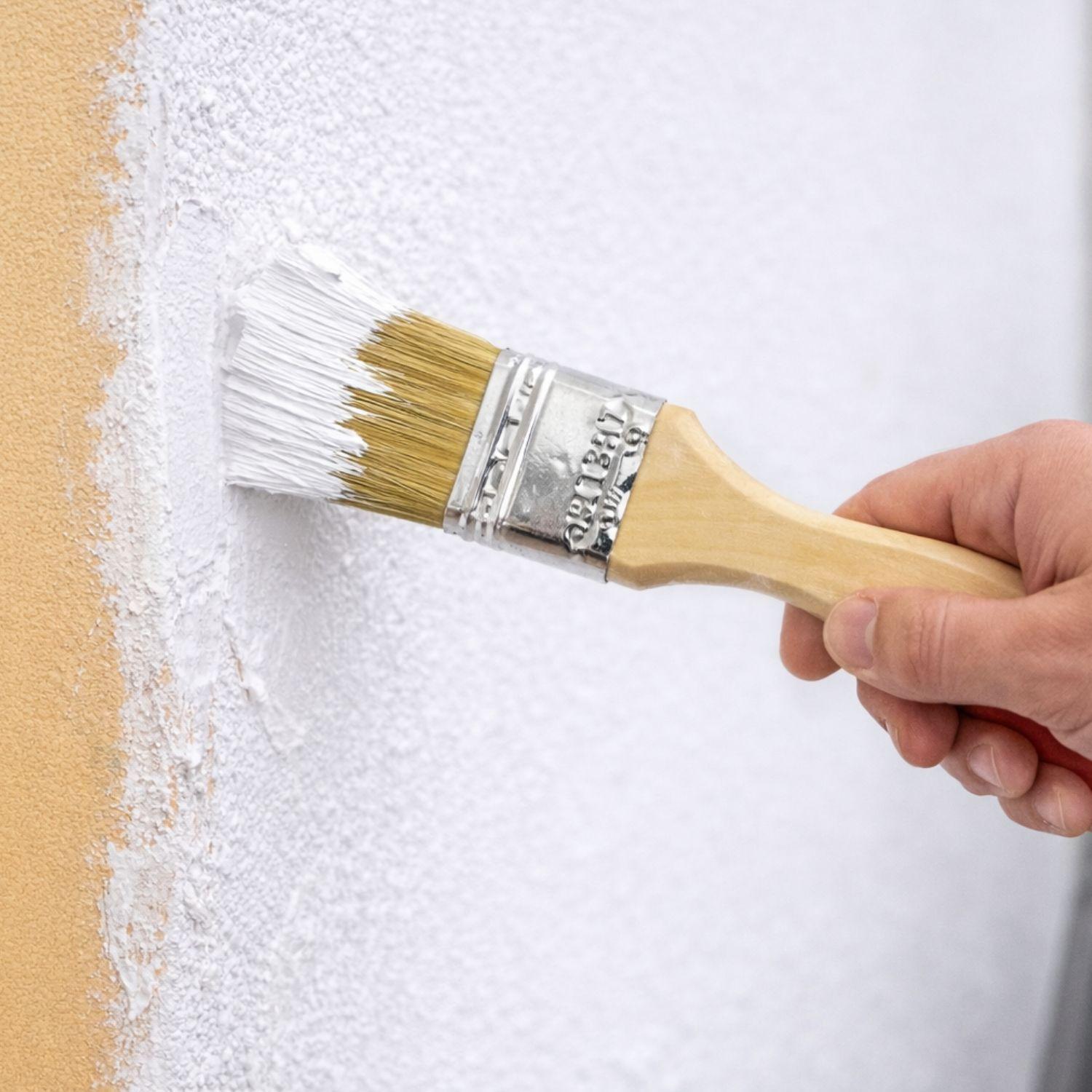 Brocha Mango Madera 1 Pulgada Para Pintar Casas Construcción-2