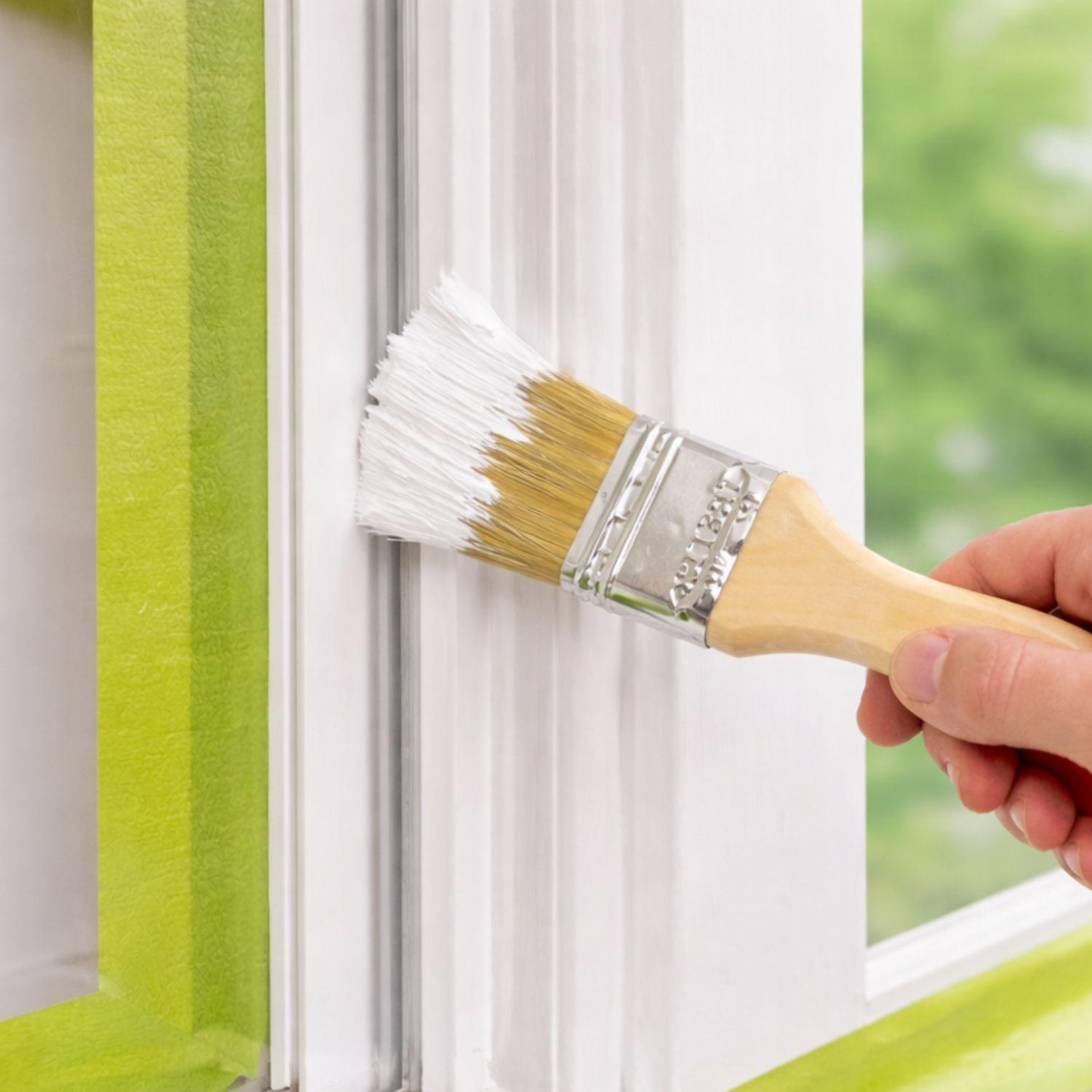 Brocha Mango Madera 1 Pulgada Para Pintar Casas Construcción-3