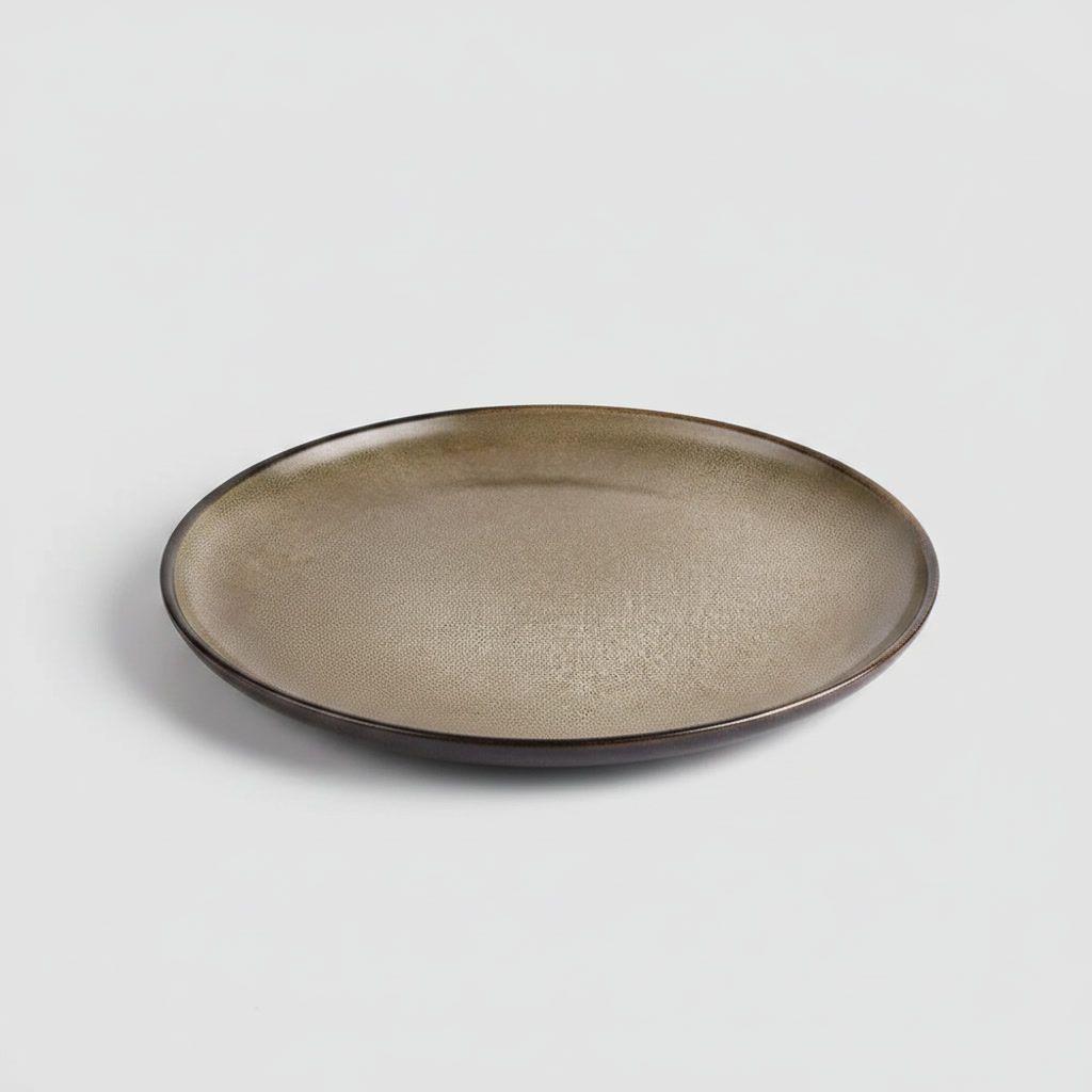 Plato Ceramica Gres 27cm Wayu Stoneware Vajilla-4
