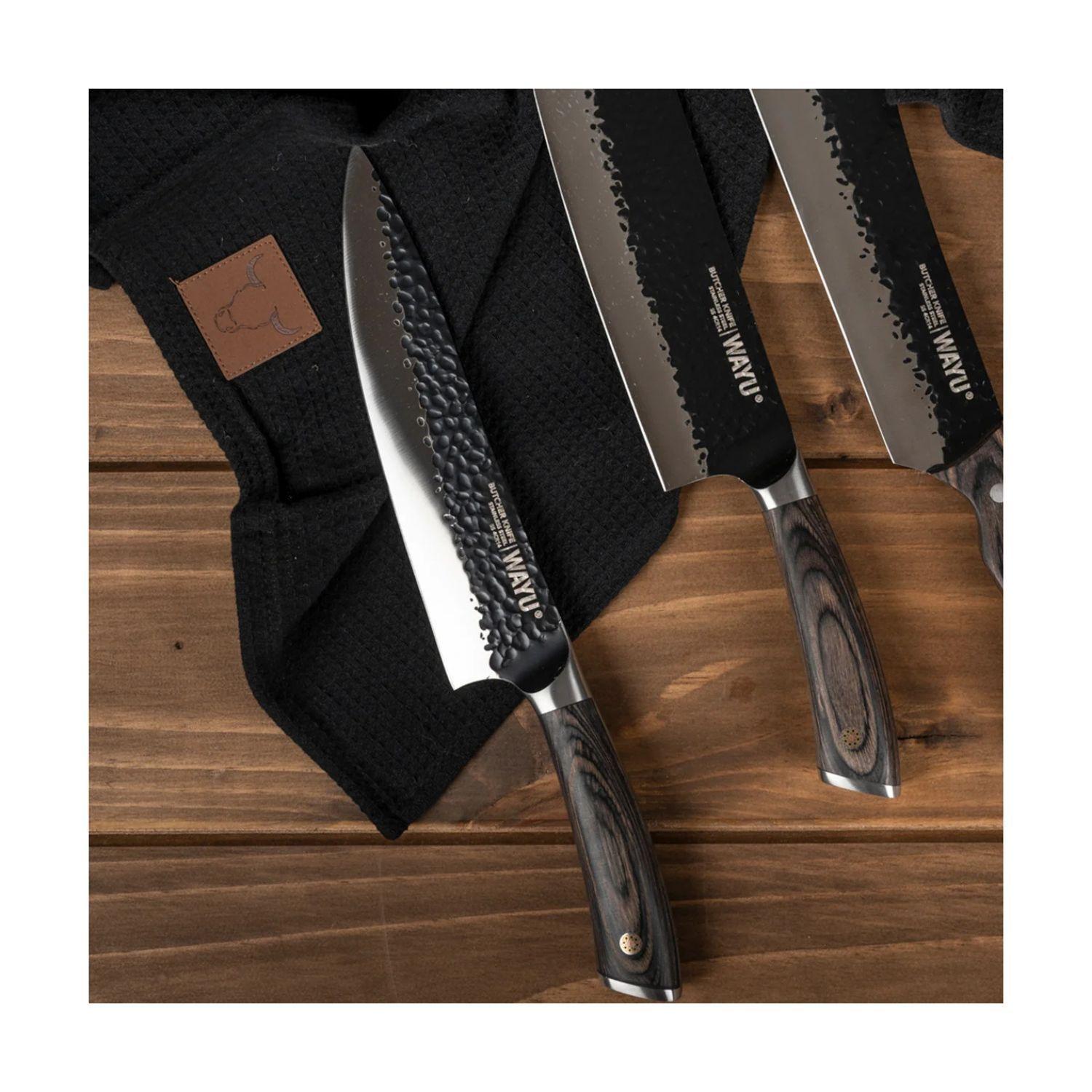Cuchillo Hammer Grande Wayu 33CM Acero Cocina-5