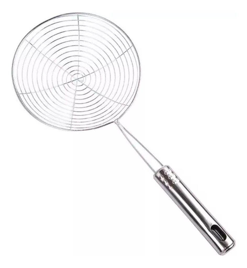 Colador Para Freir Multiuso Acero Inoxidable 14 Cm Cocina-0