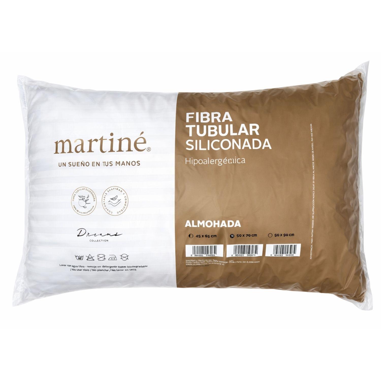 Almohada Estandar Blanca Martin 50x70cm Poliester-4