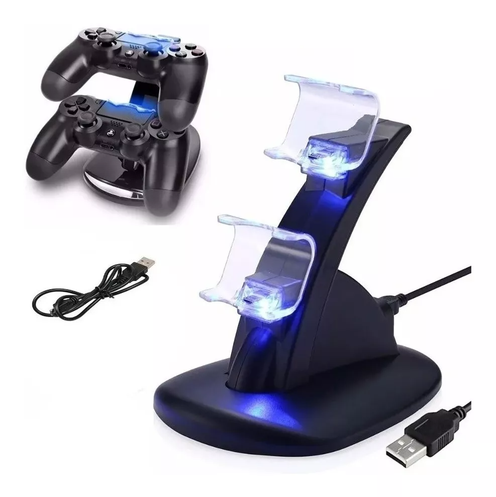 Soporte Control Cargador Joystick Ps4 Base Carga Mando Ps4-2