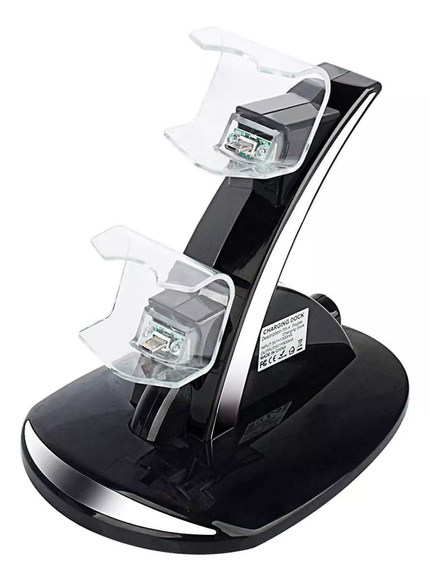 Soporte Control Cargador Joystick Ps4 Base Carga Mando Ps4-5