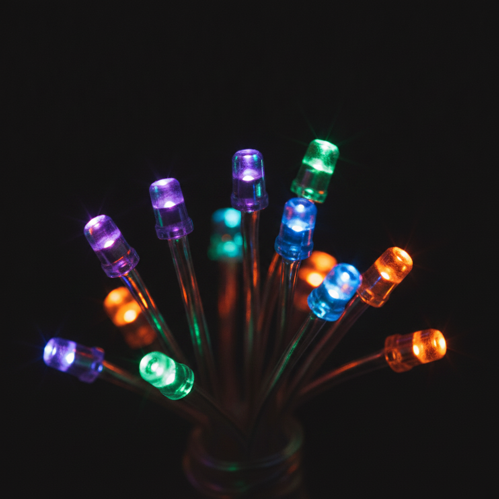 Cortina Luces Solar 200 LED RGB 3x2m Navidad Luces Exterior-6