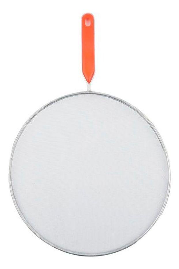 Colador Tapa Anti Salpicadura Grasa Aceite 25 Cm Olla Sartén-0