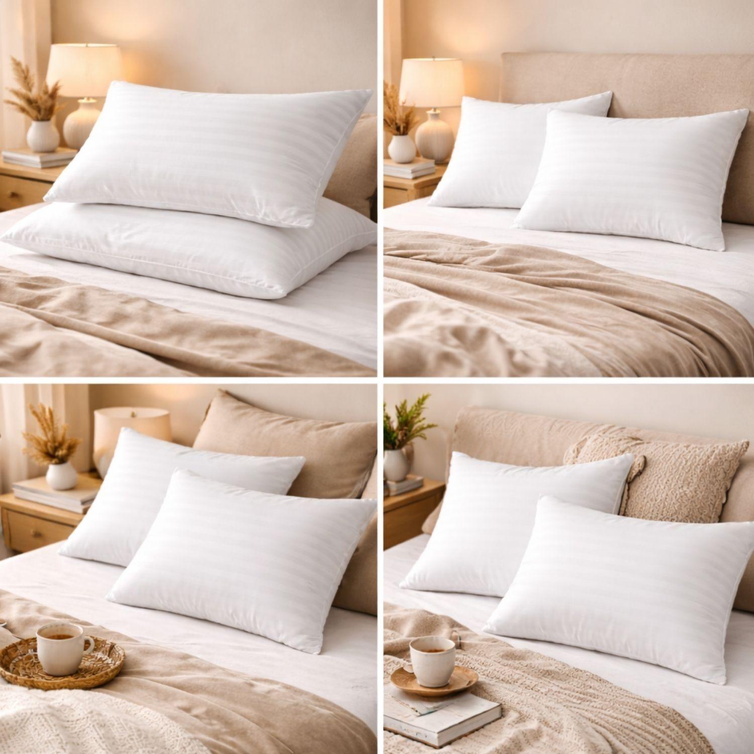 Set 4 Almohadas Estandar Martin 50x90cm Poliester-1