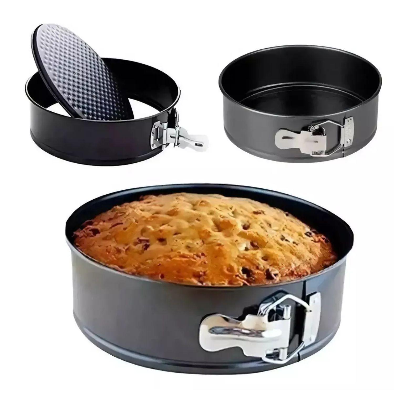 3 Moldes De Torta Desmontable Antiadherente Reposteria-4