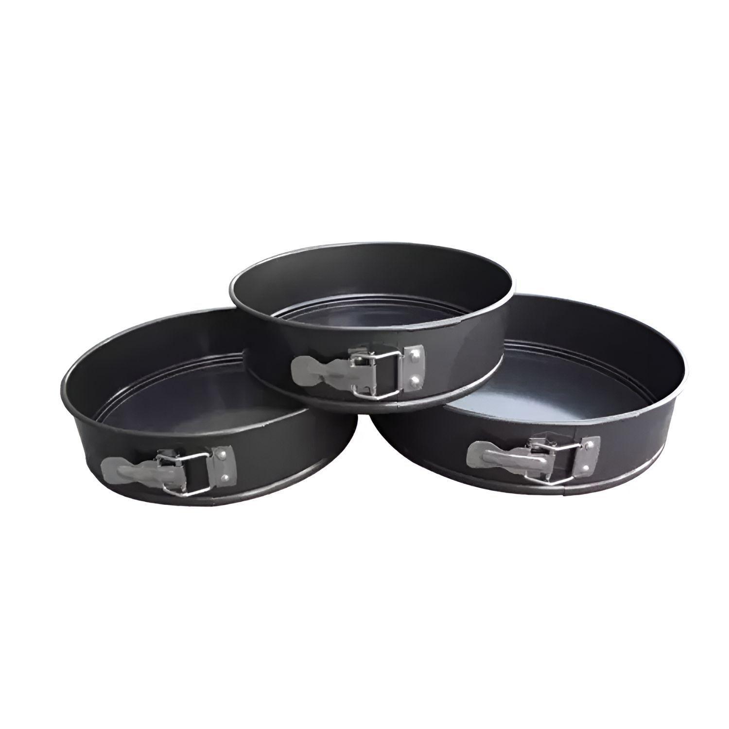 3 Moldes De Torta Desmontable Antiadherente Reposteria-5