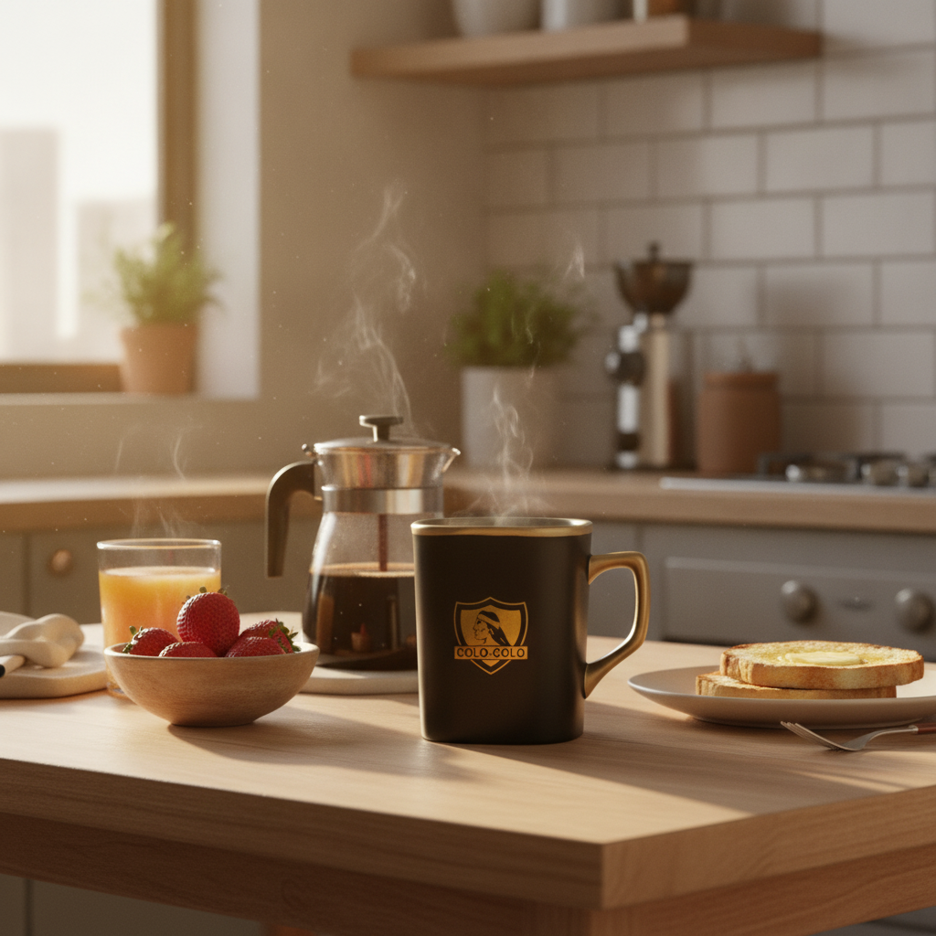 Tazón Colo Colo Negro Dorado 525ml Cuadrado Ceramica Taza-2