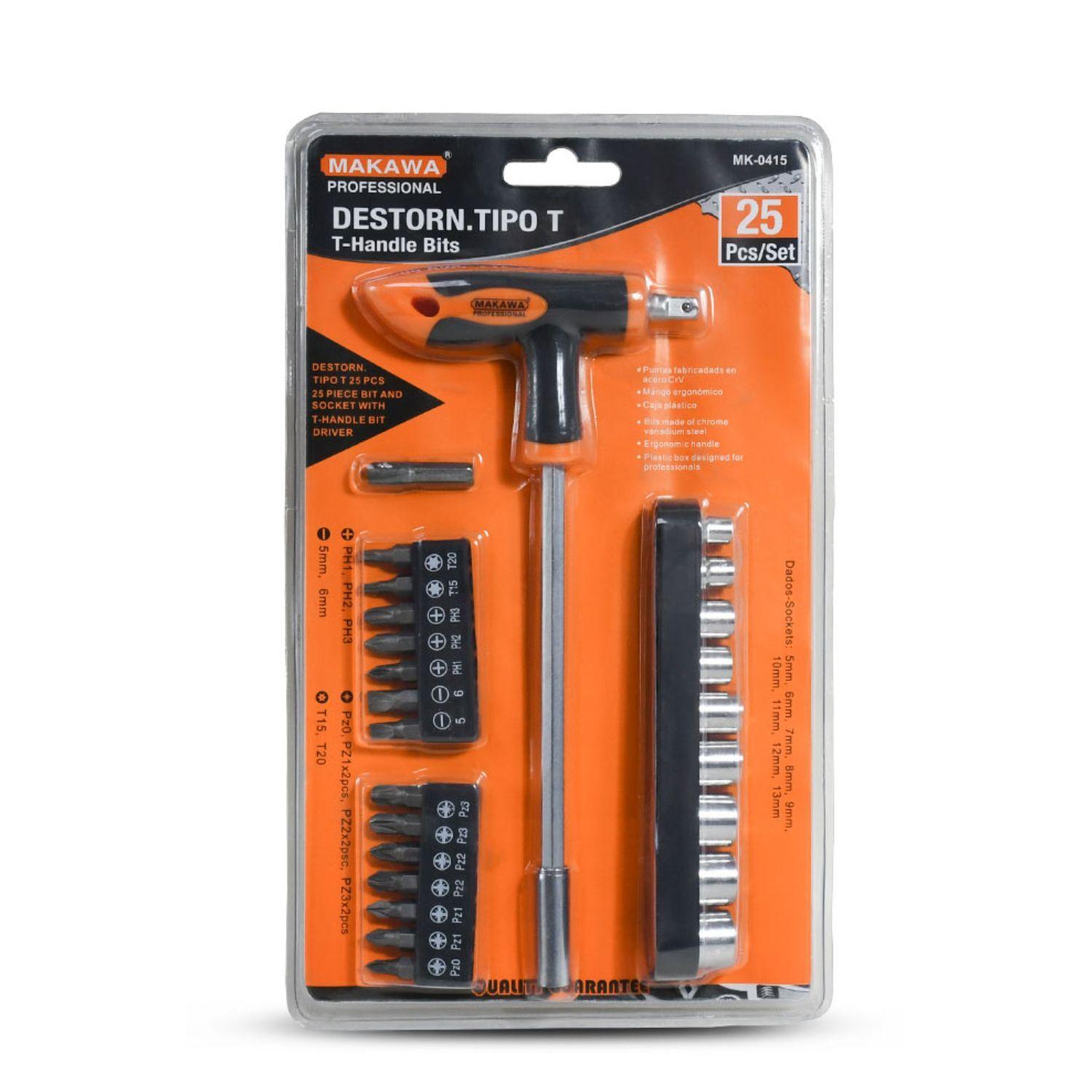 Set Juego de Destornillador Tipo T 28 Pzas Profesional-0