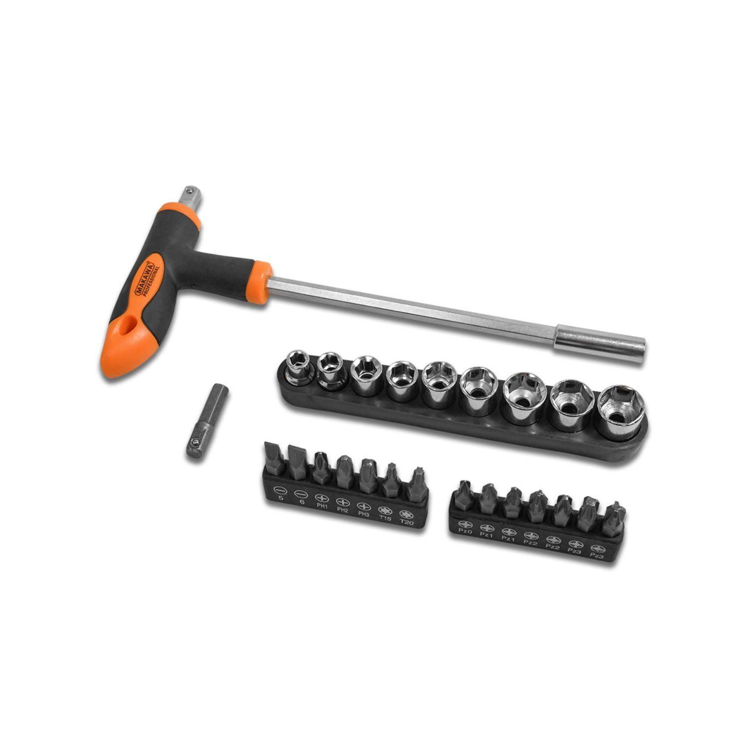 Set Juego de Destornillador Tipo T 28 Pzas Profesional-2