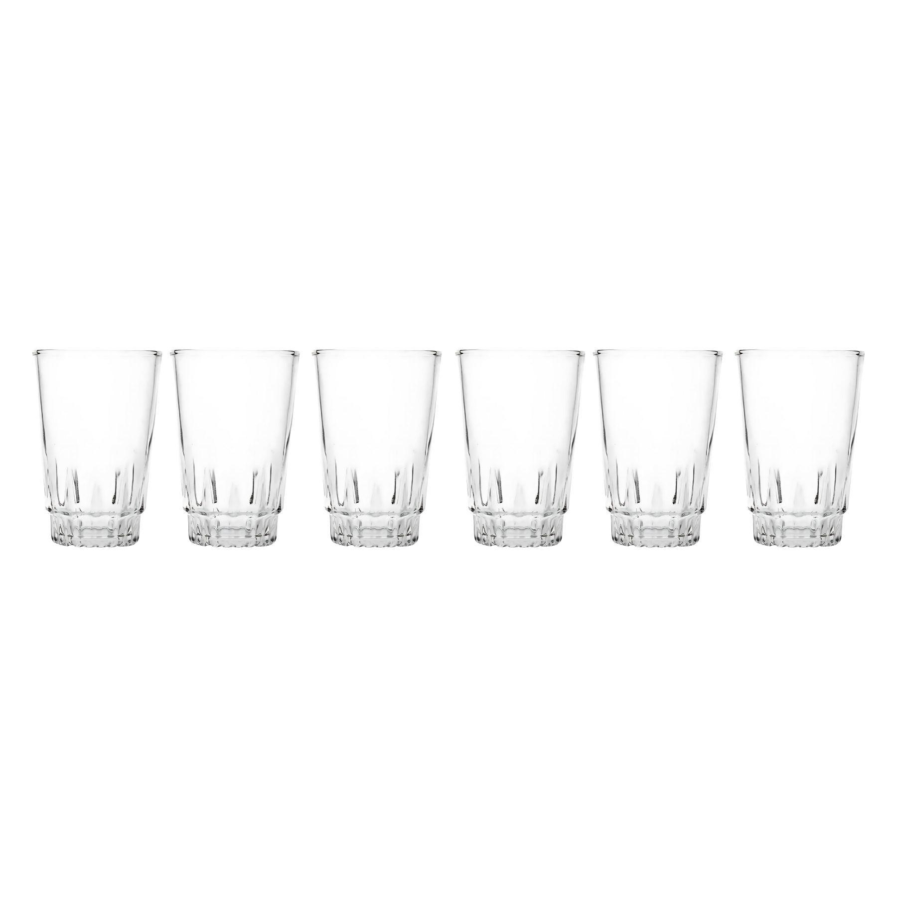 Set 6 Vasos Trago Altos Torino Bebidas Jugos Allegra 320mL-3