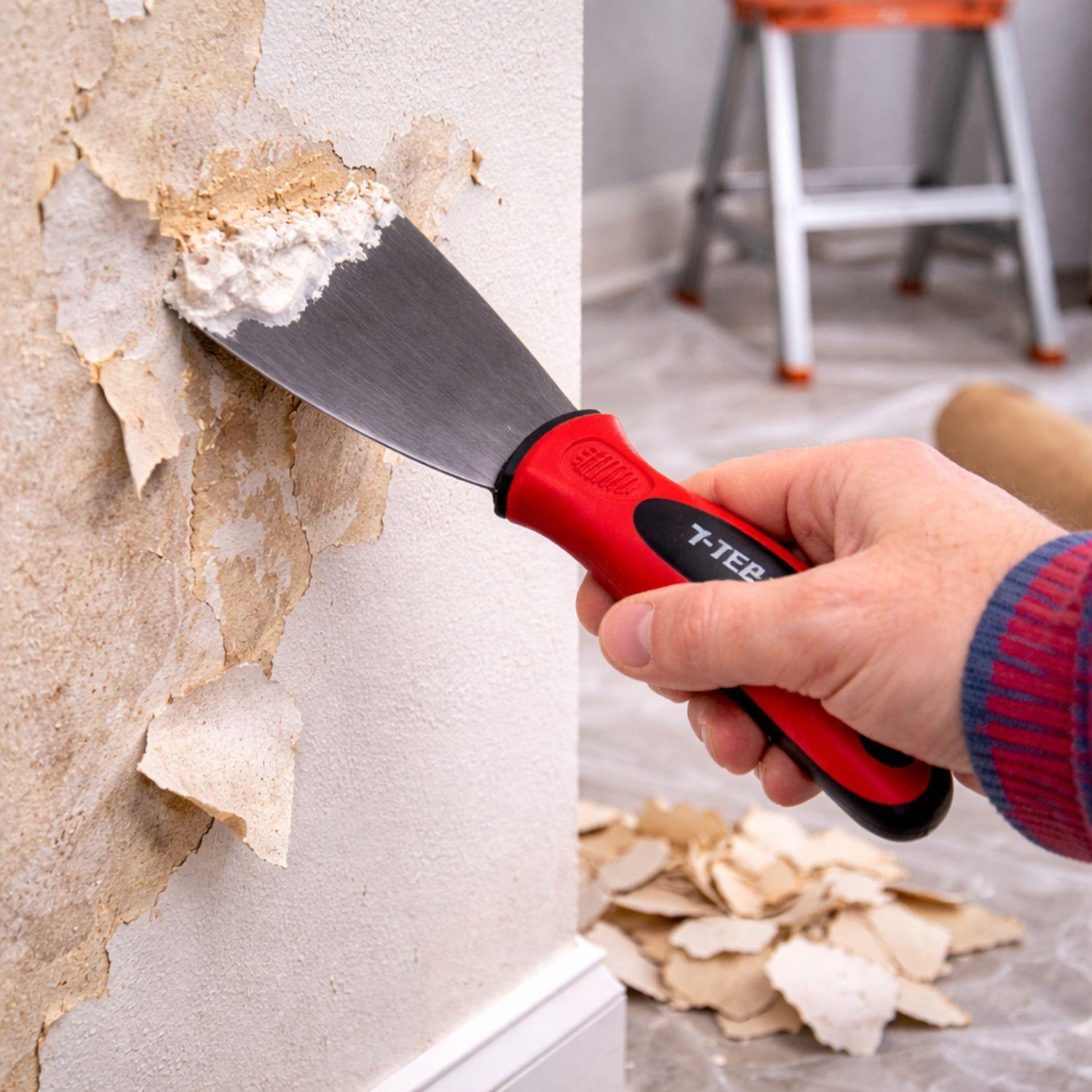 Espatula Mango Silicona Metal Herramienta 3 Pulgadas Pintar-3