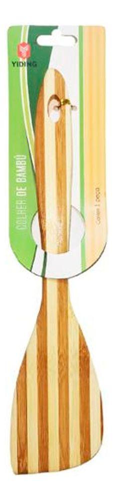 Espatula Utensilio de Bambu 28 Cm Para Cocinar Cocina 1-0