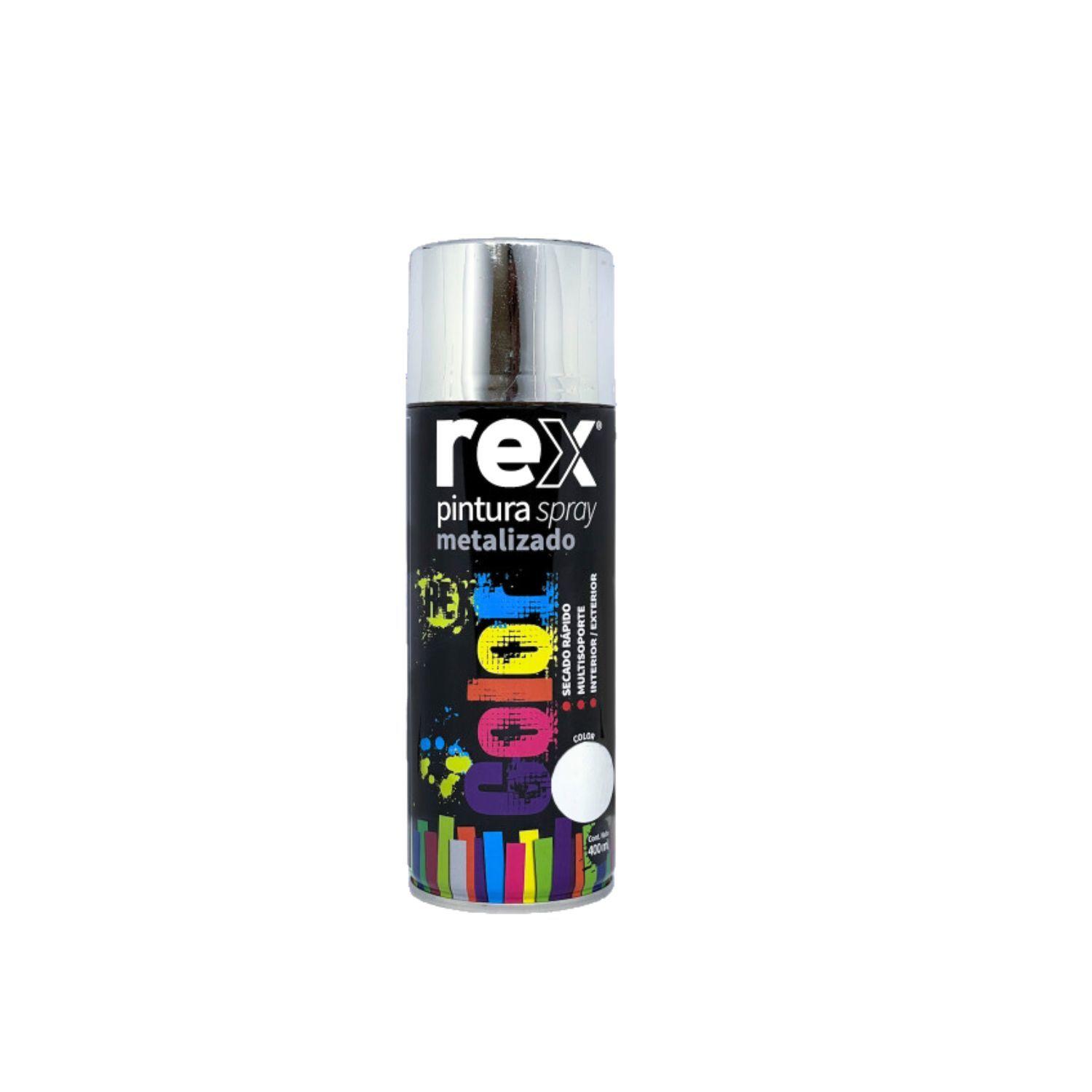 Pintura Spray Metalizado Cromo 400ml Herramienta Ferreteria-0