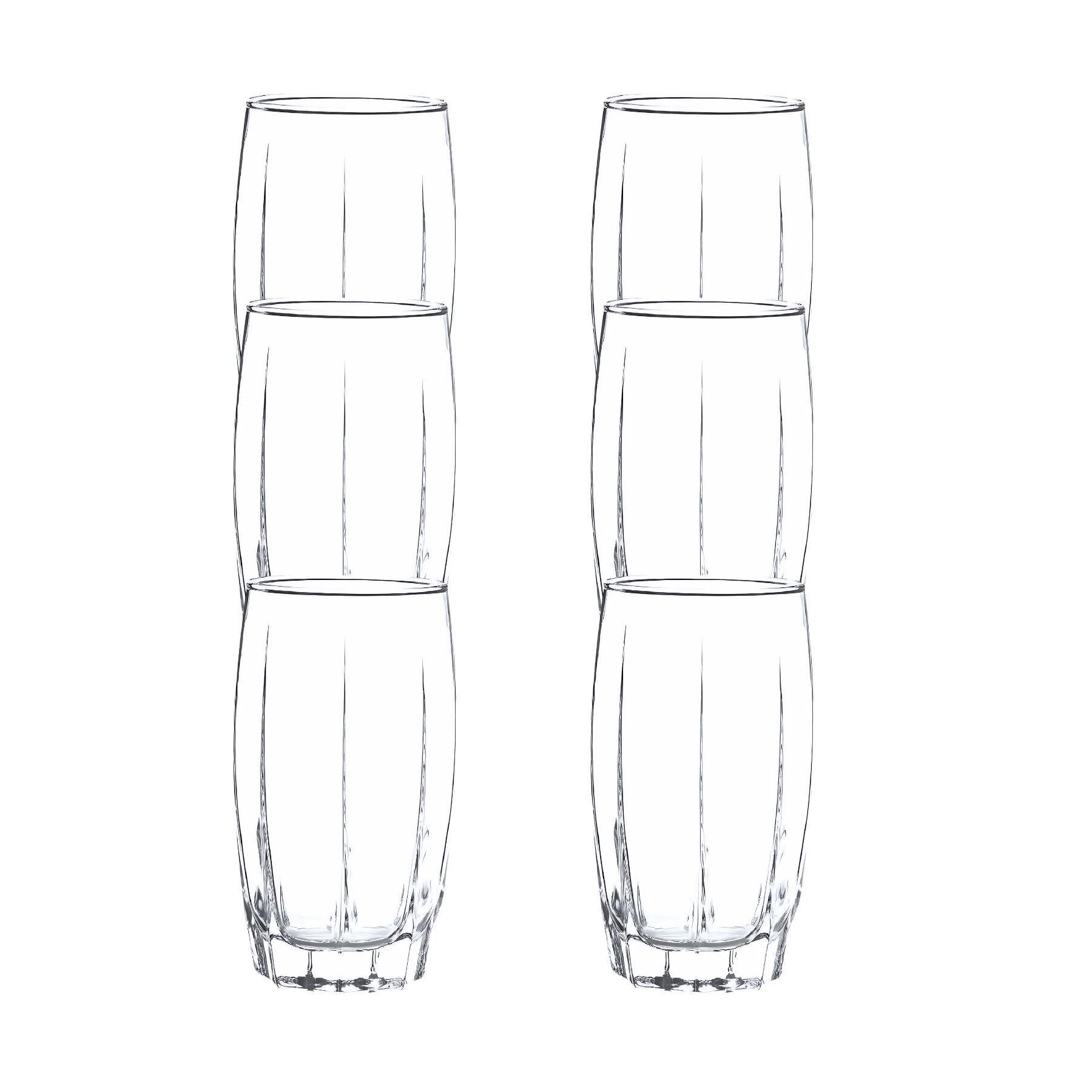 Set 6 Vasos Amadeus Rocks 374mL Menaje Cocina Cristar-2