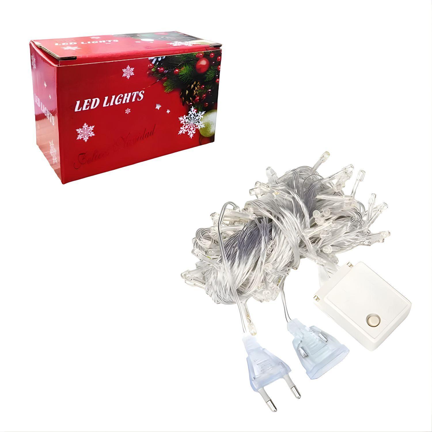 Guirnalda A Corriente Cortina Cascada Calida 5 Metros-2