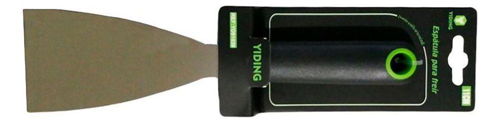 Espatula Pala De Cocina 11 cm Para Cocinar Con Mango Negro -1