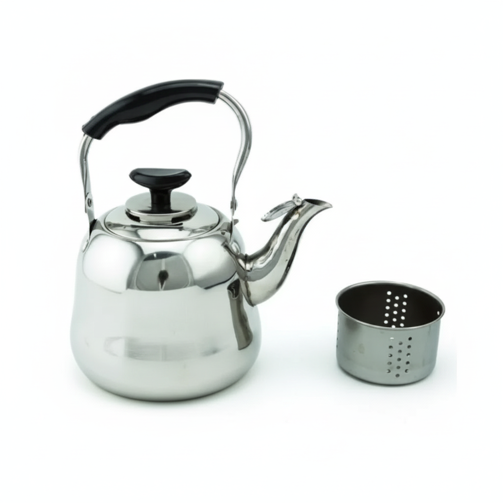 Tetera Acero Inoxidable 1000mL Filtro Infusiones Hervidor-0