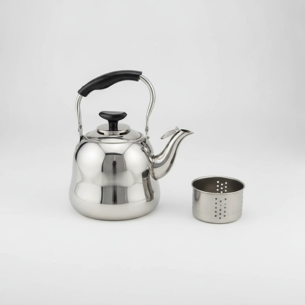 Tetera Acero Inoxidable 1000mL Filtro Infusiones Hervidor-5