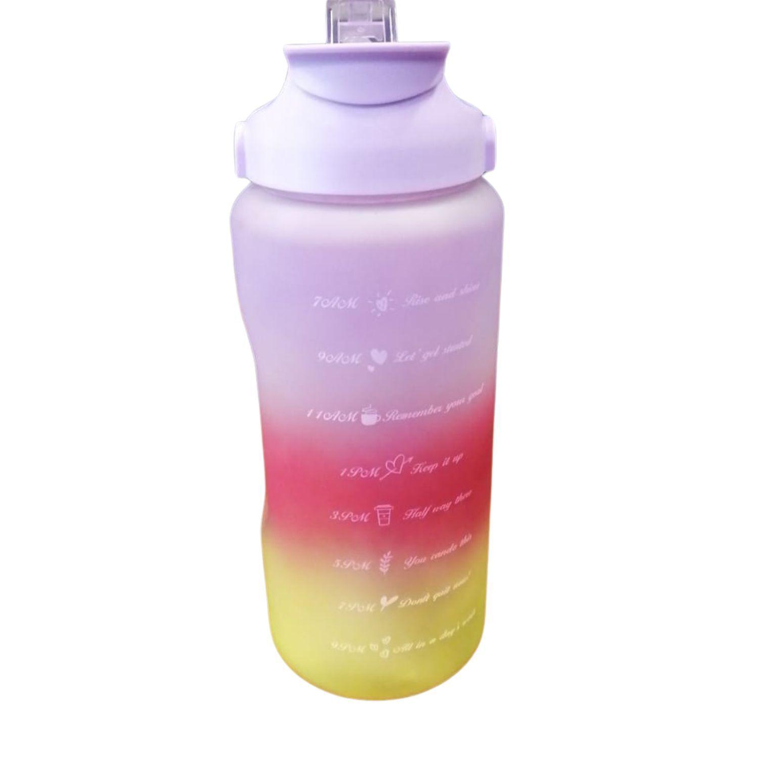 Set 2 Botellas Deportivas 2000ml Y 900ml Doble Boquilla-2