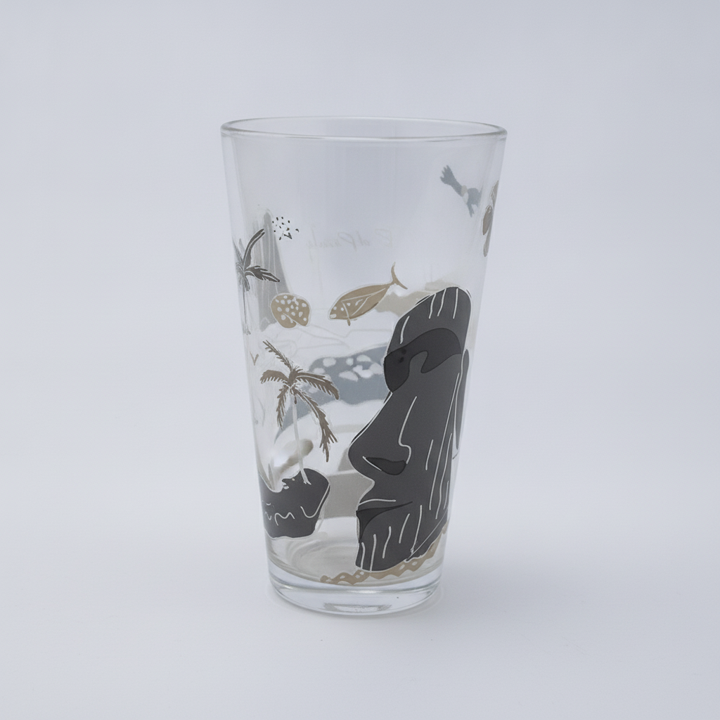 Set 4 Vasos Vidrio Glasso Lugares de Chile Hogar 470ml-7