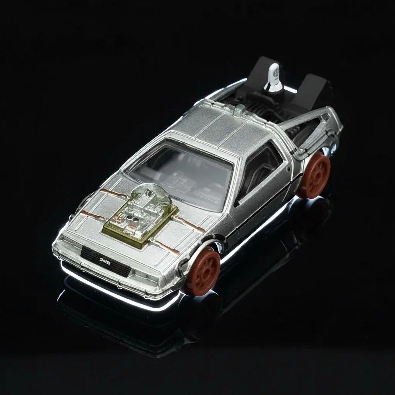 Hot Wheels Premium DeLorean Time Machine Volver Al Futuro Pop Culture-6