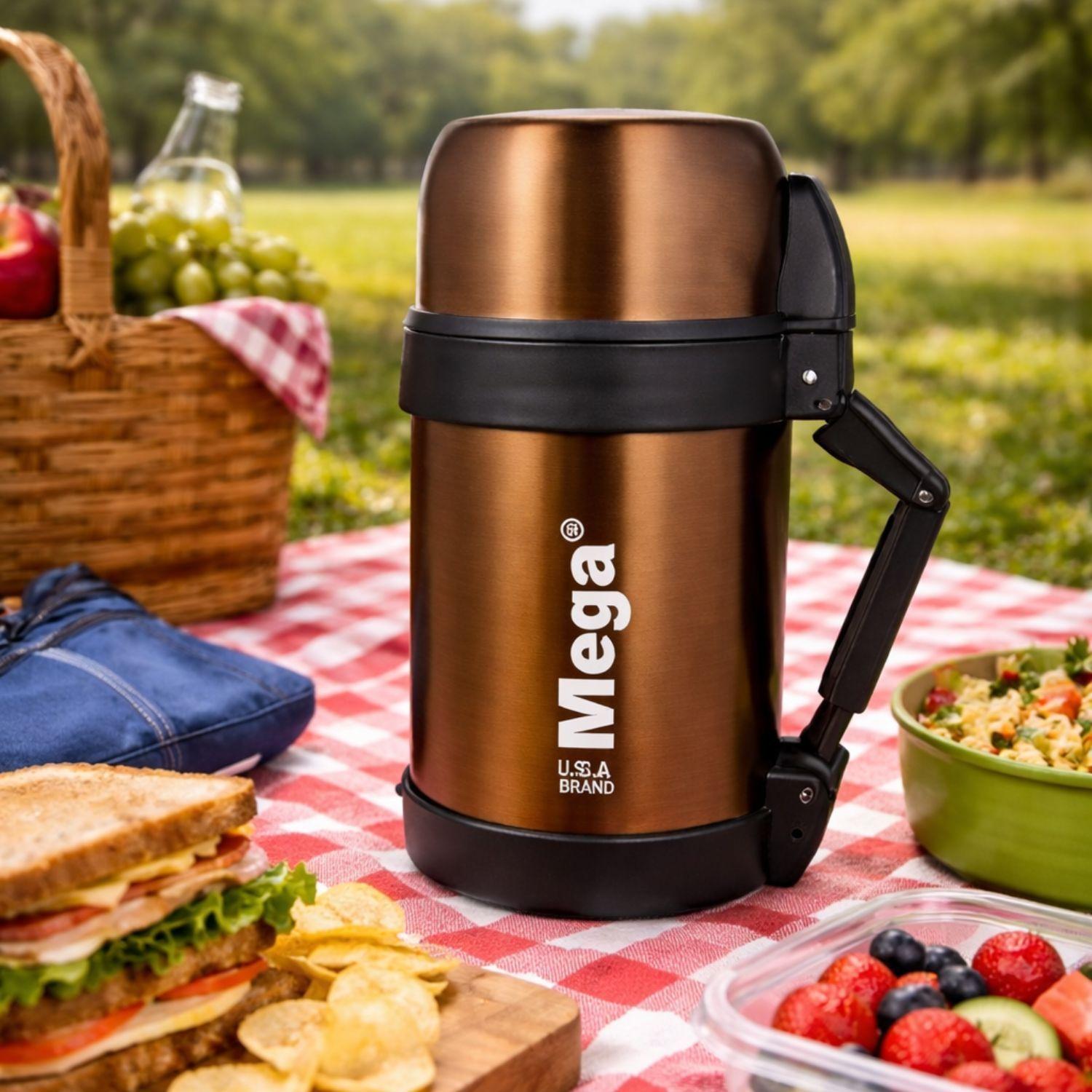 Termo Recipiente De Comida 800ml Calor Frio Marca Mega-2