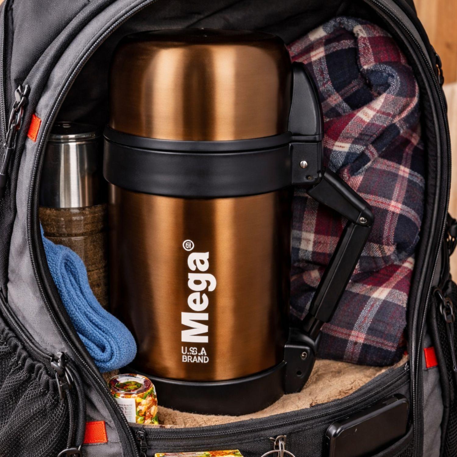 Termo Recipiente De Comida 800ml Calor Frio Marca Mega-3