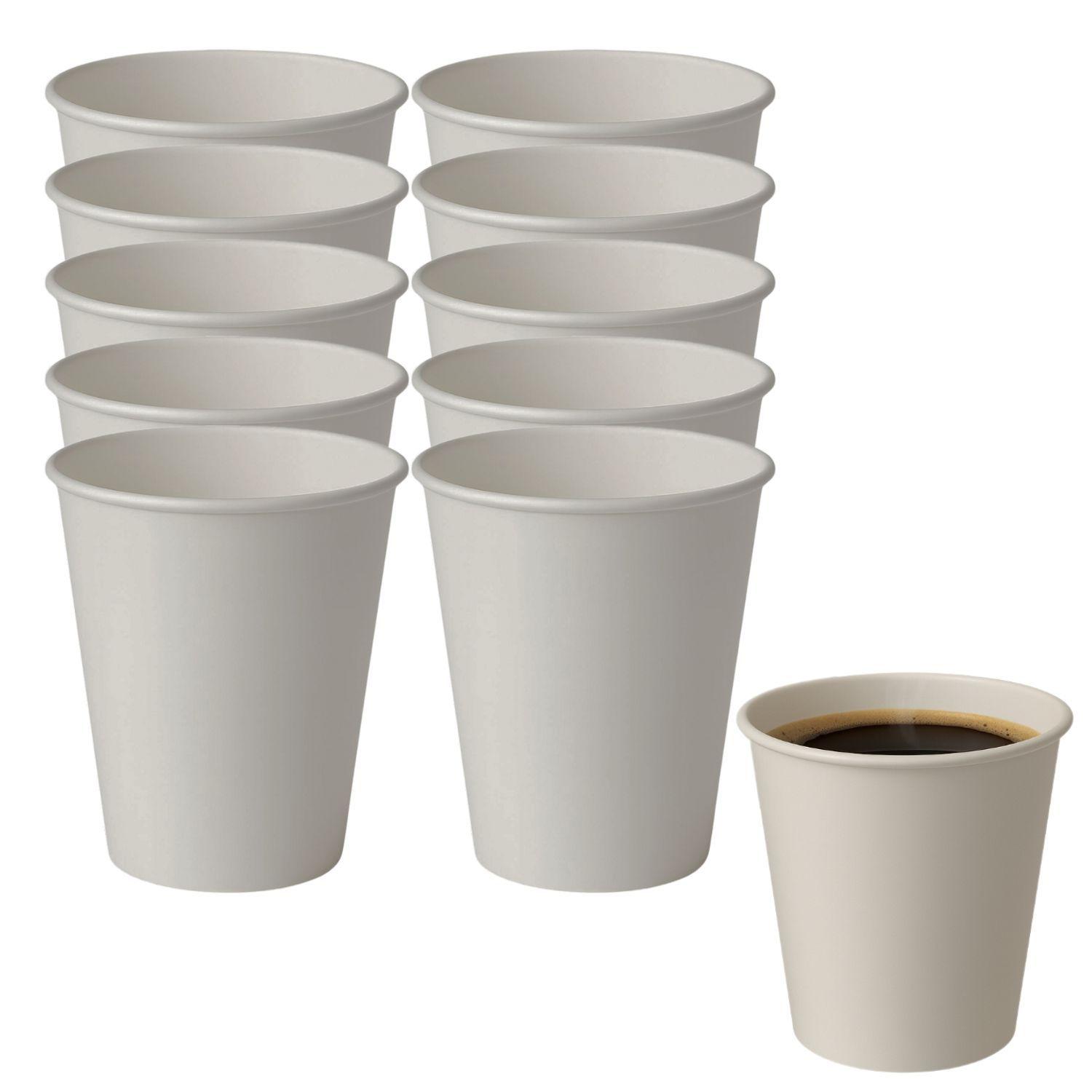 Set 50 Vasos Cafe Doble Pared Termico 236mL 8Oz Desechable-0