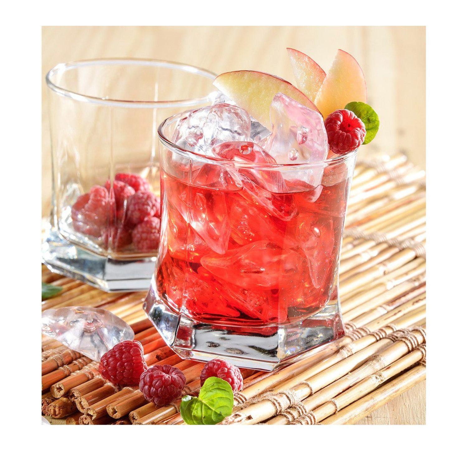 Display 6 Vasos Bajos Modelo Vivaldi 250Ml Para Tragos Agua-4