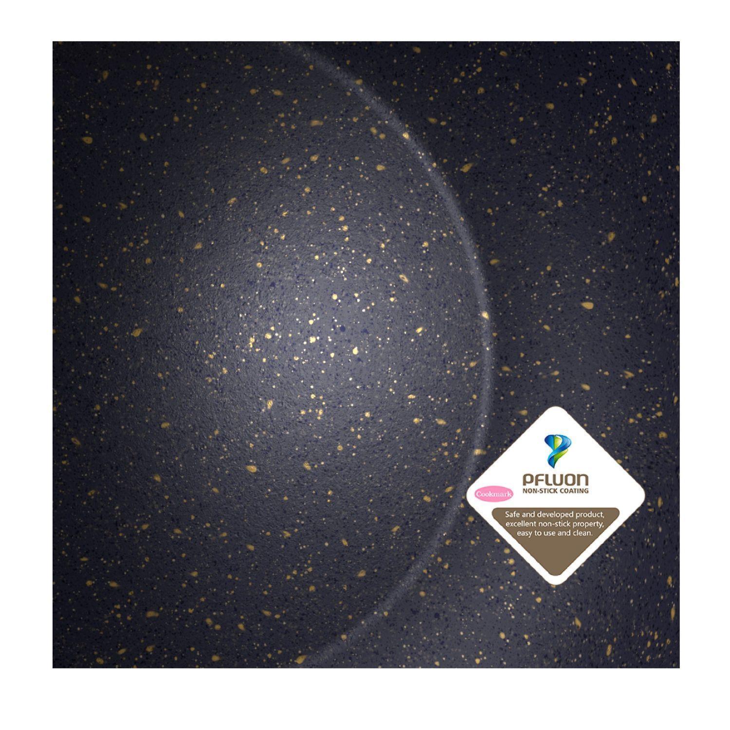 Wok Wens Golden Series 28cm Acero Inoxidable Tapa de Vidrio-6