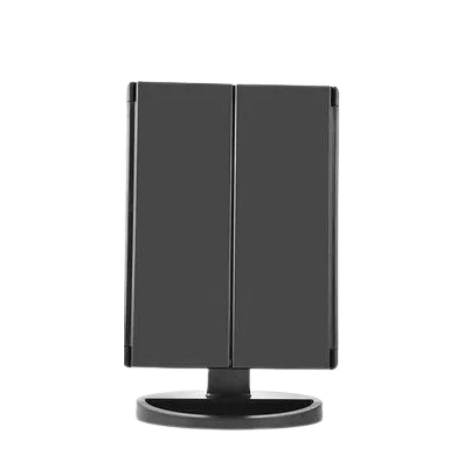 Espejo Triple Desplegable Luces Led 34cm Maquillaje 22 Luces-2