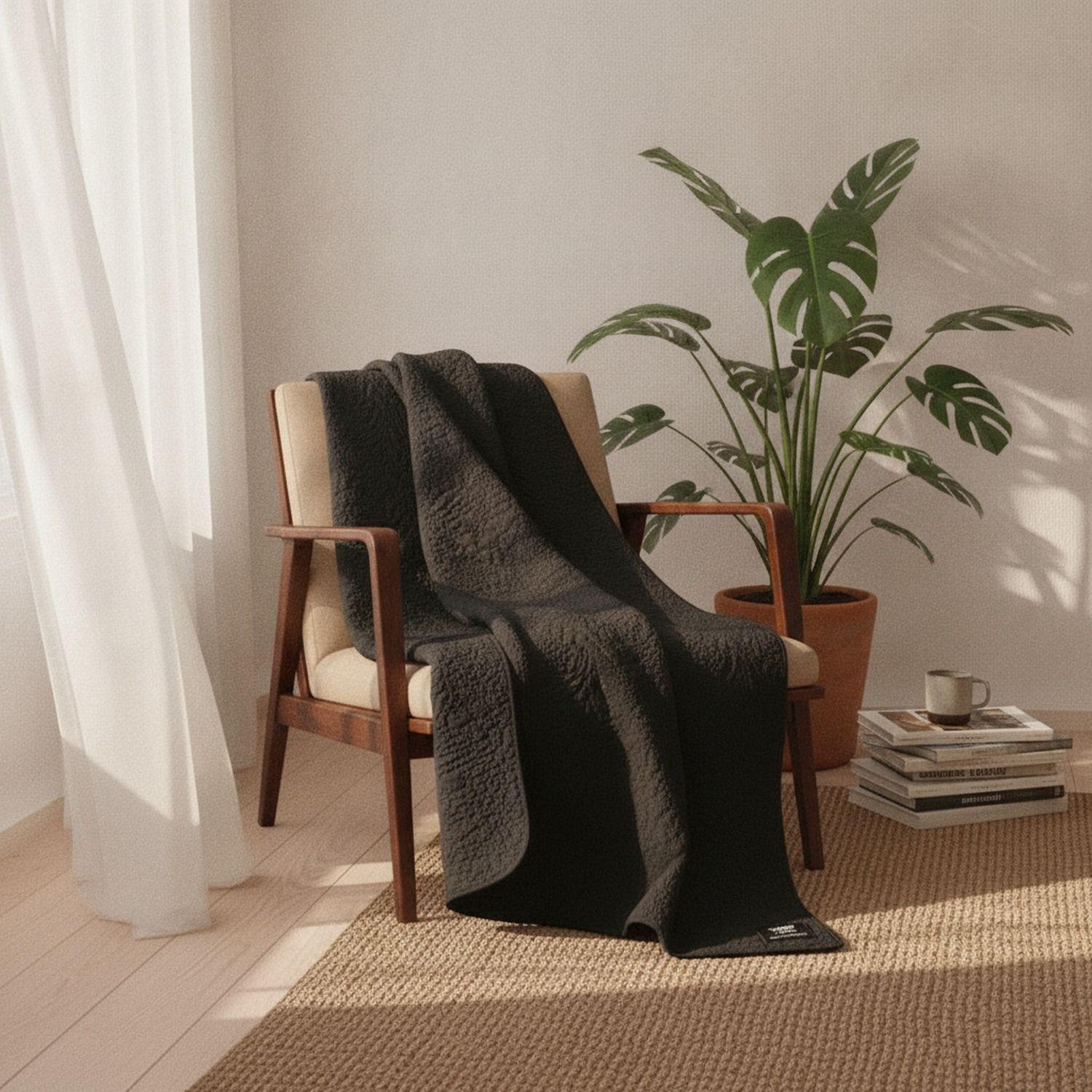 Cubrecama Quilt 2 Plazas Negro Wonder Collection Martine-3