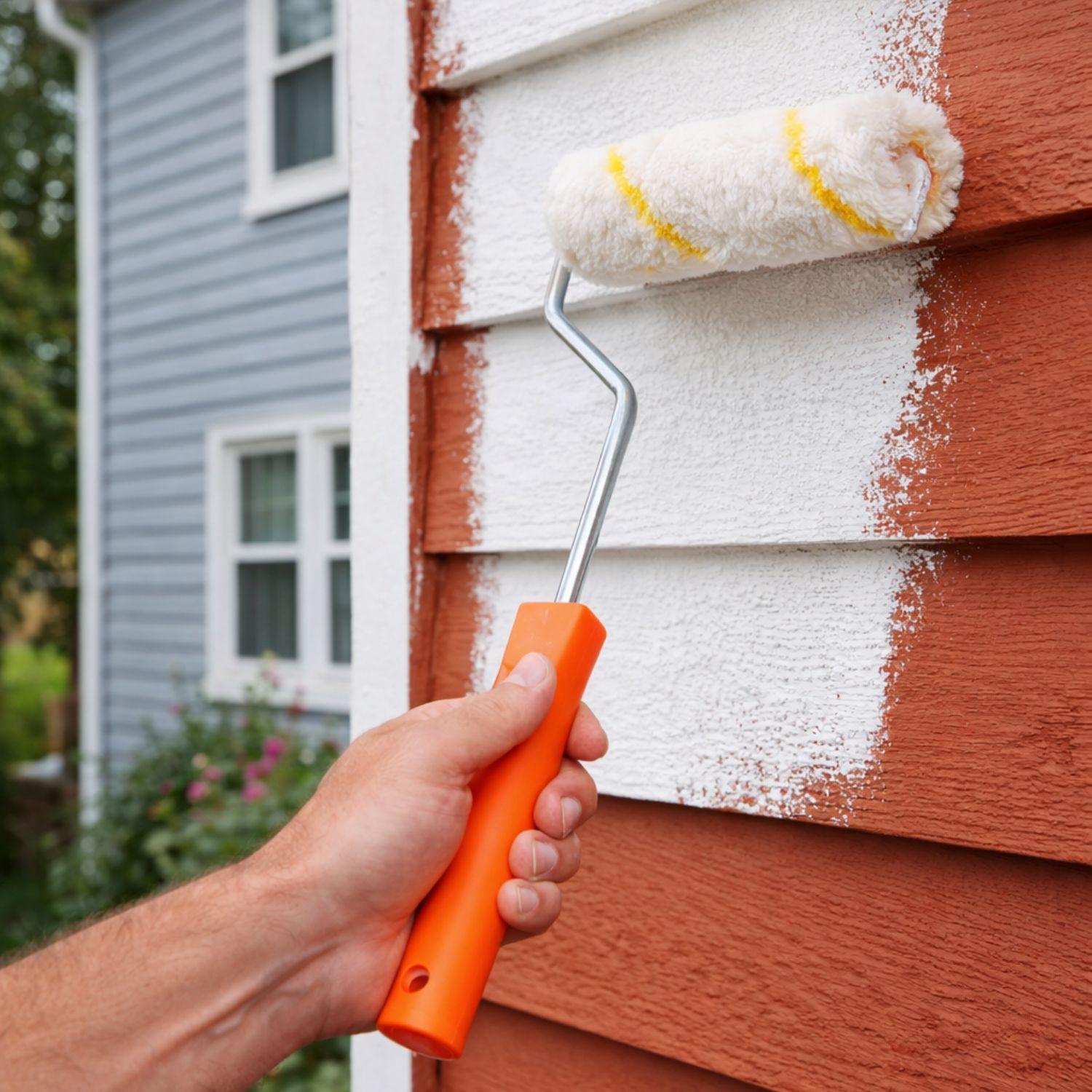 Set 10 Rodillos Chiporro Mango Plastico 10x30Cm Para Pintar-3