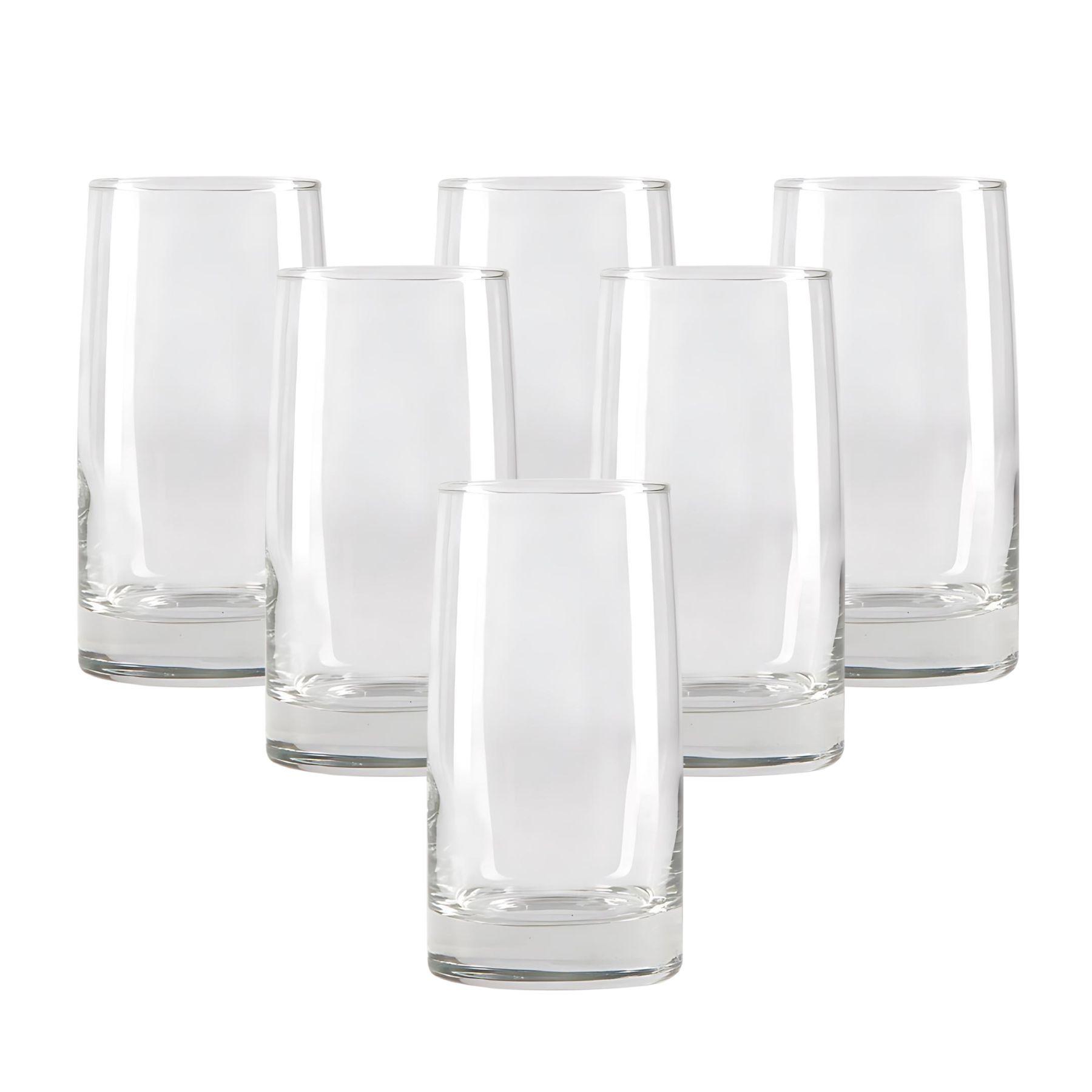Display 6 Vasos Altos 388mL Toledo Vidrio Cristar Mojitos Bebida-3