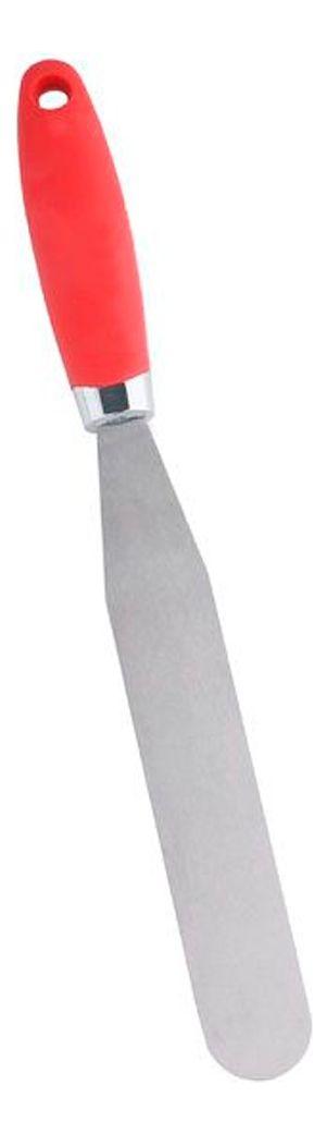 Espatula Para Cocinar Reposteria 34 Cm Con Mango Silicona-0