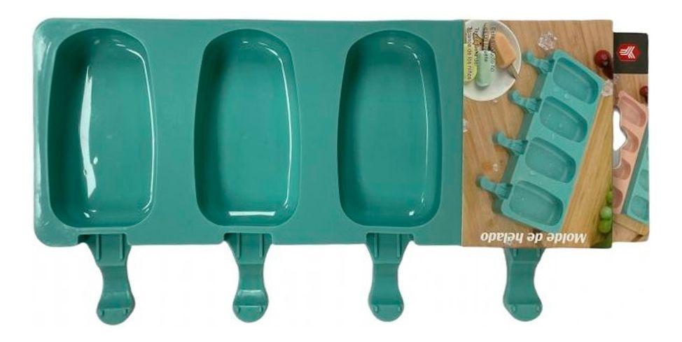 Molde Bandeja Para Hacer Paletas de Helado 4 Helados 26 Cm-0