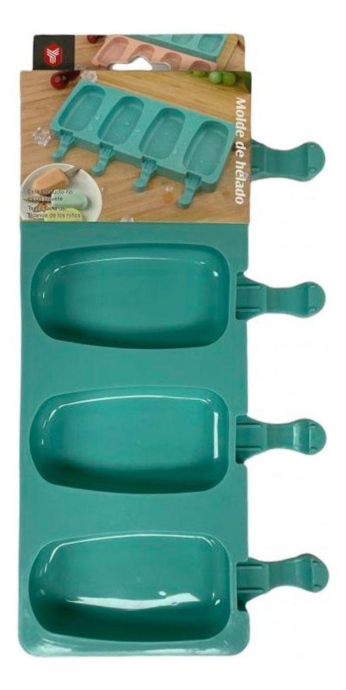 Molde Bandeja Para Hacer Paletas de Helado 4 Helados 26 Cm-1