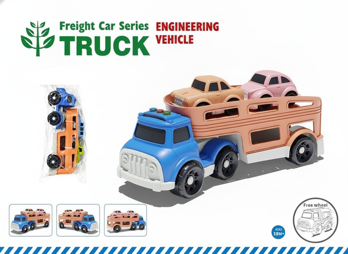 Camión Transportador Autos Juguete Niños Juego Regalo-6