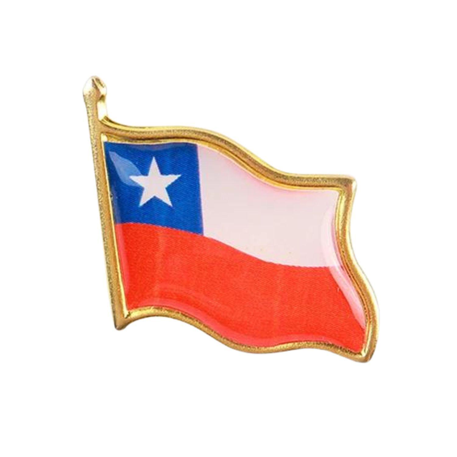 Set 6 Pines Banderas Chilenas Fiestas Patrias Cotillon-2