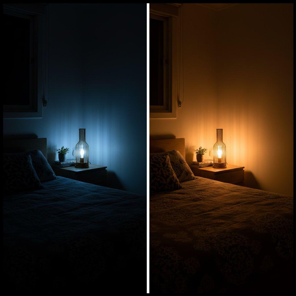 Lampara de Mesa Vintage LED Decorativa a Pilas Velador-4