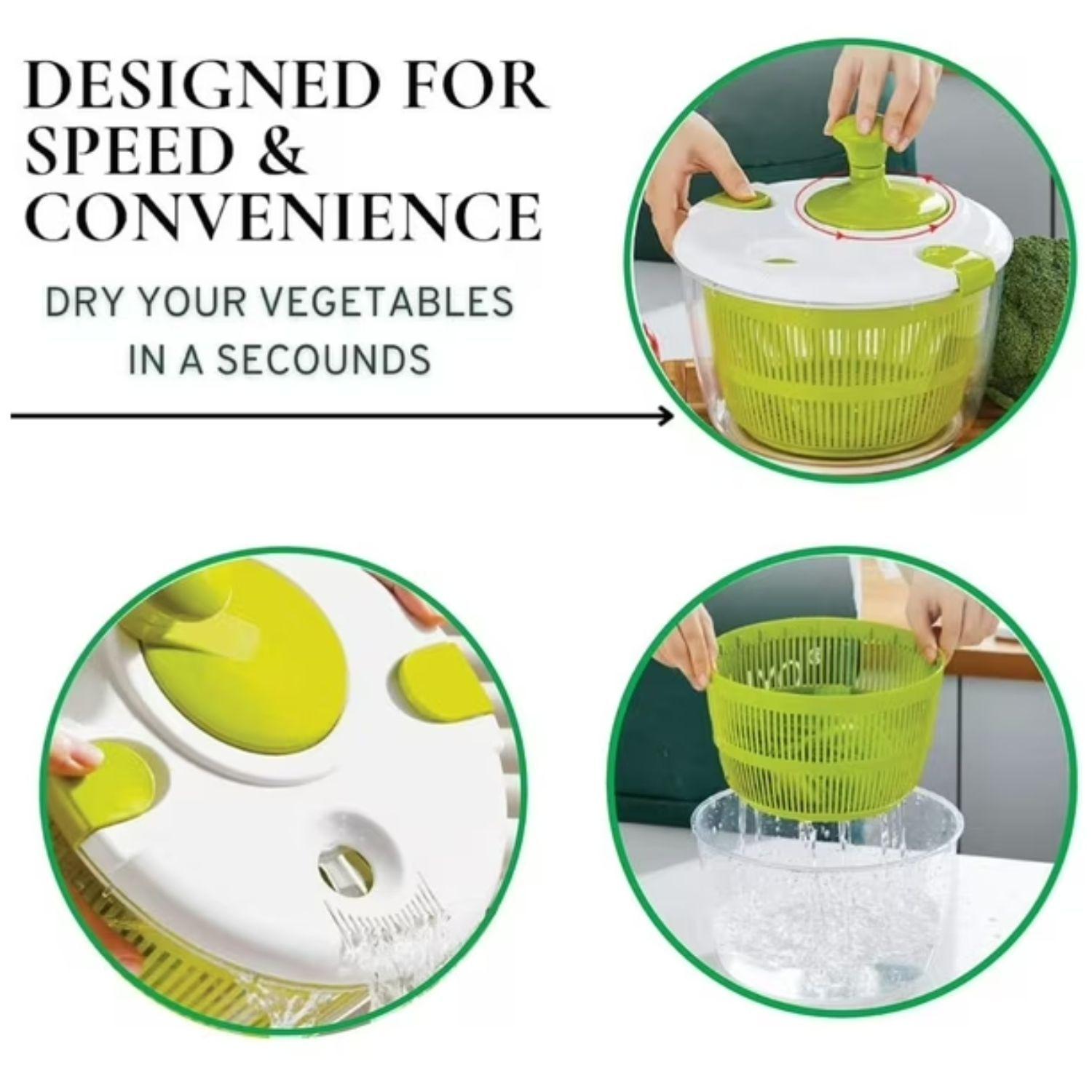 Centrifuga Secador De Lechuga Frutas Verduras Cocina-2