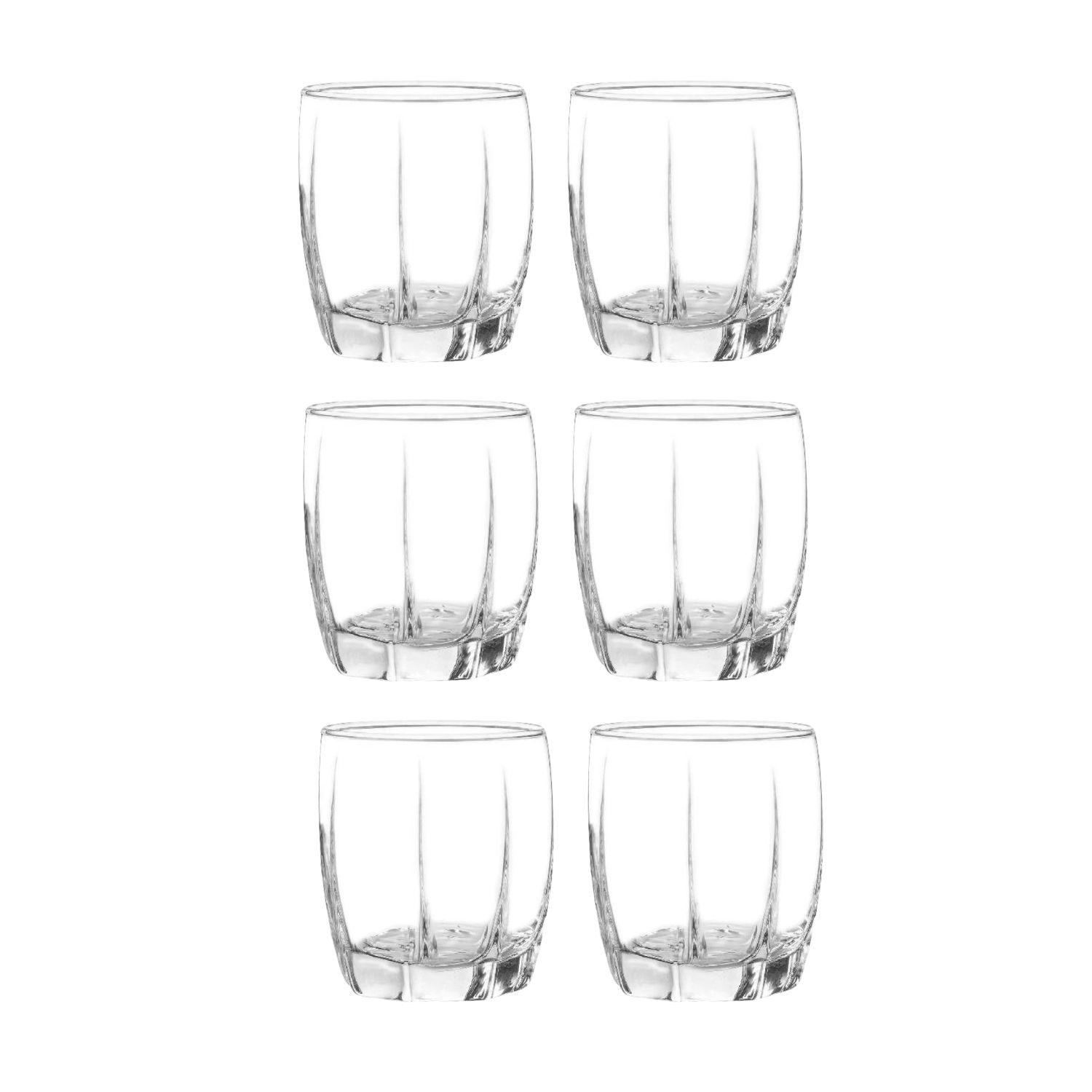 Set 6 Vasos Amadeus Rocks 353mL Menaje Cocina Cristar-2