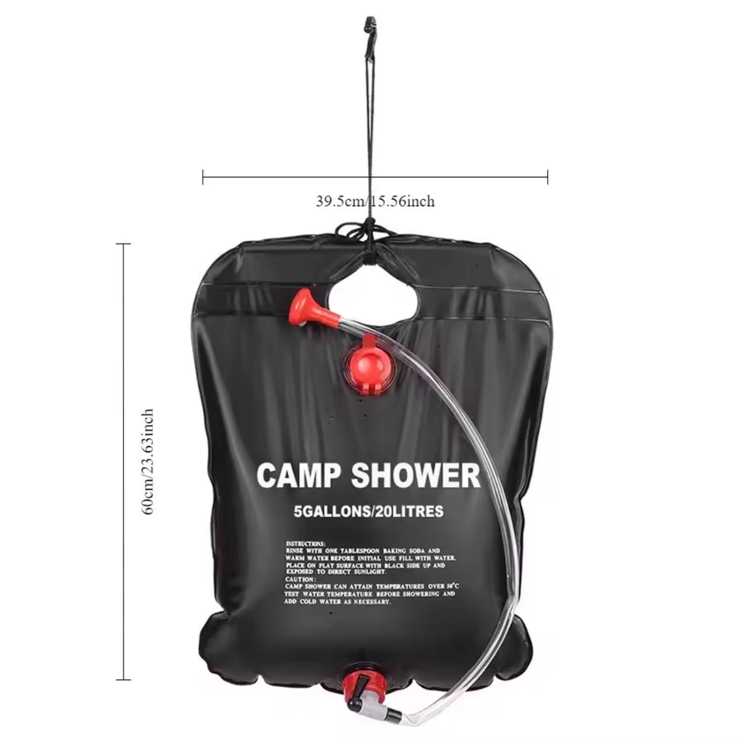 Ducha Portátil Camping 20 Litros Exterior Aventura Higiene-3