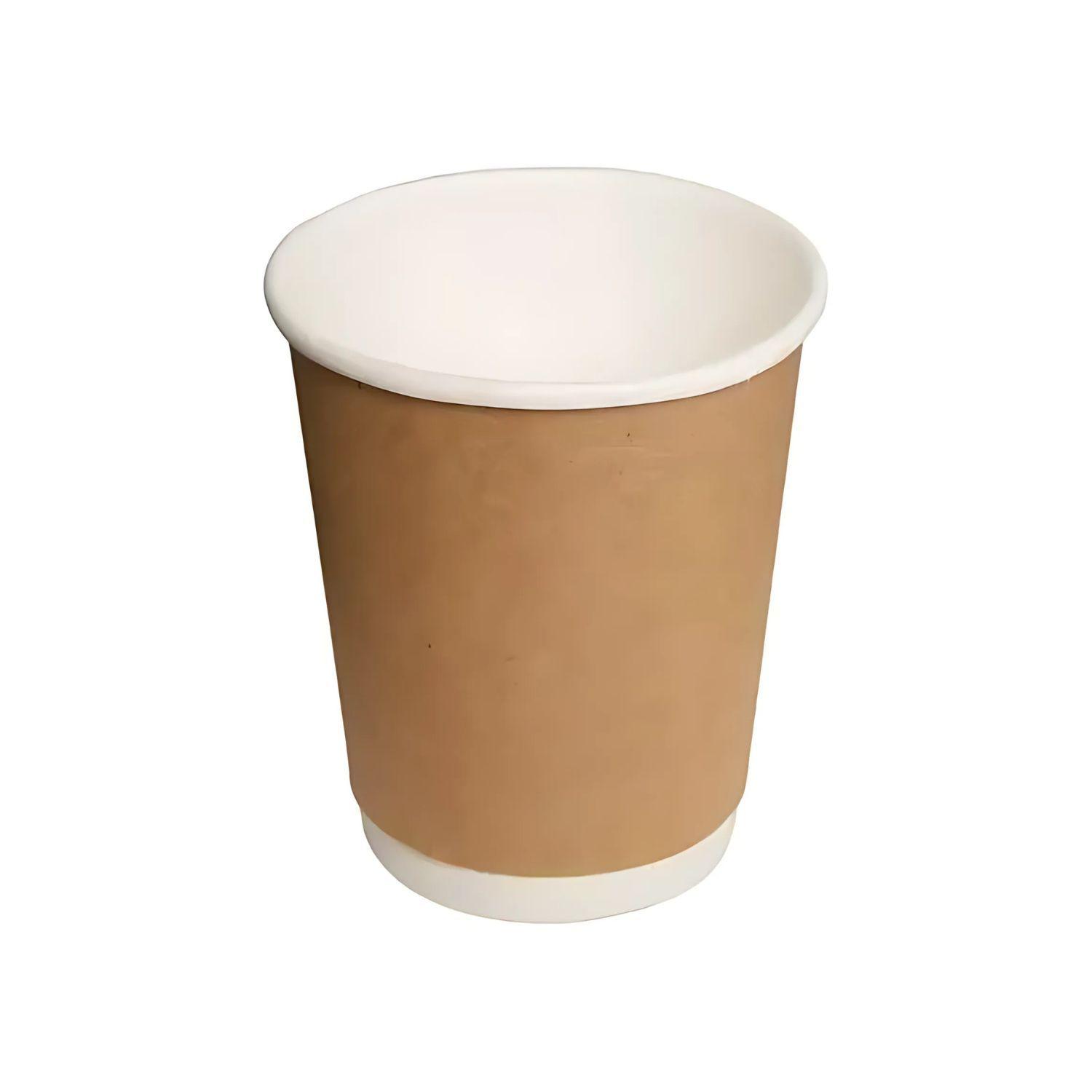 Set 100 Vasos Cafe Polipapel Termico 236mL 8Oz Desechable-1